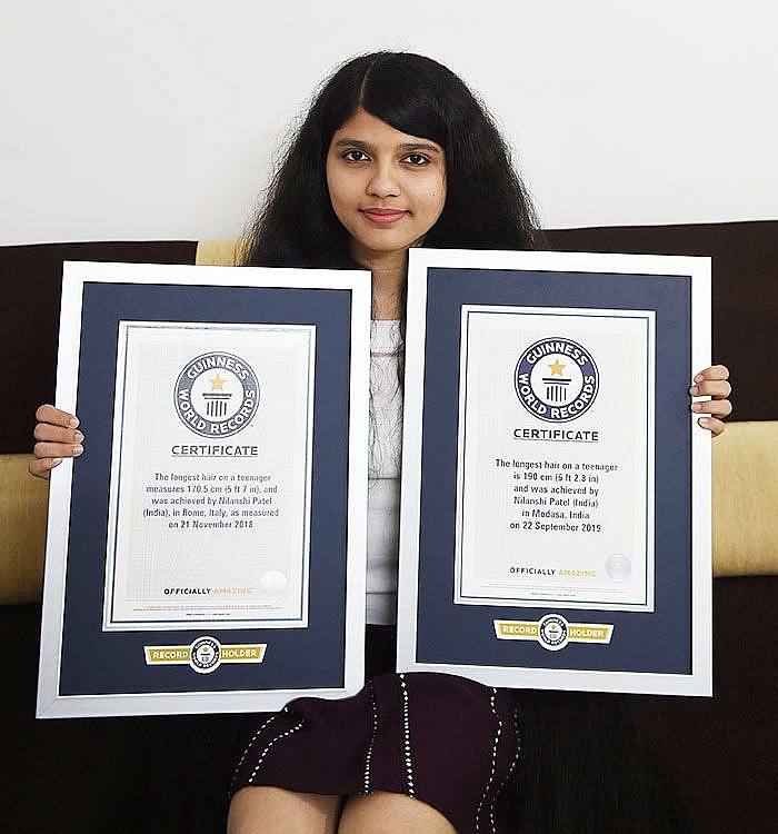 India"s Own Rapunzel Nilanshi Patel, Teen With Longest Hair In The World