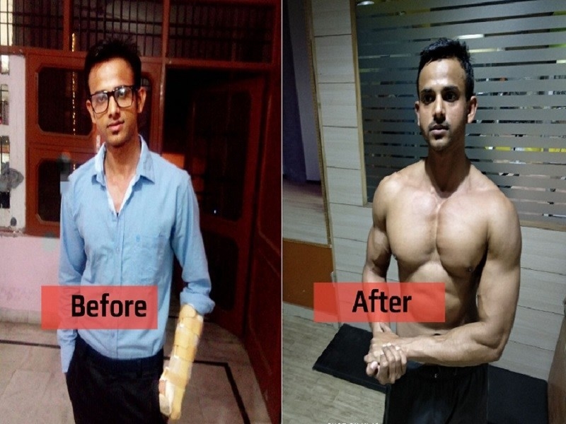 Before after and guy skinny Defeat Skinny