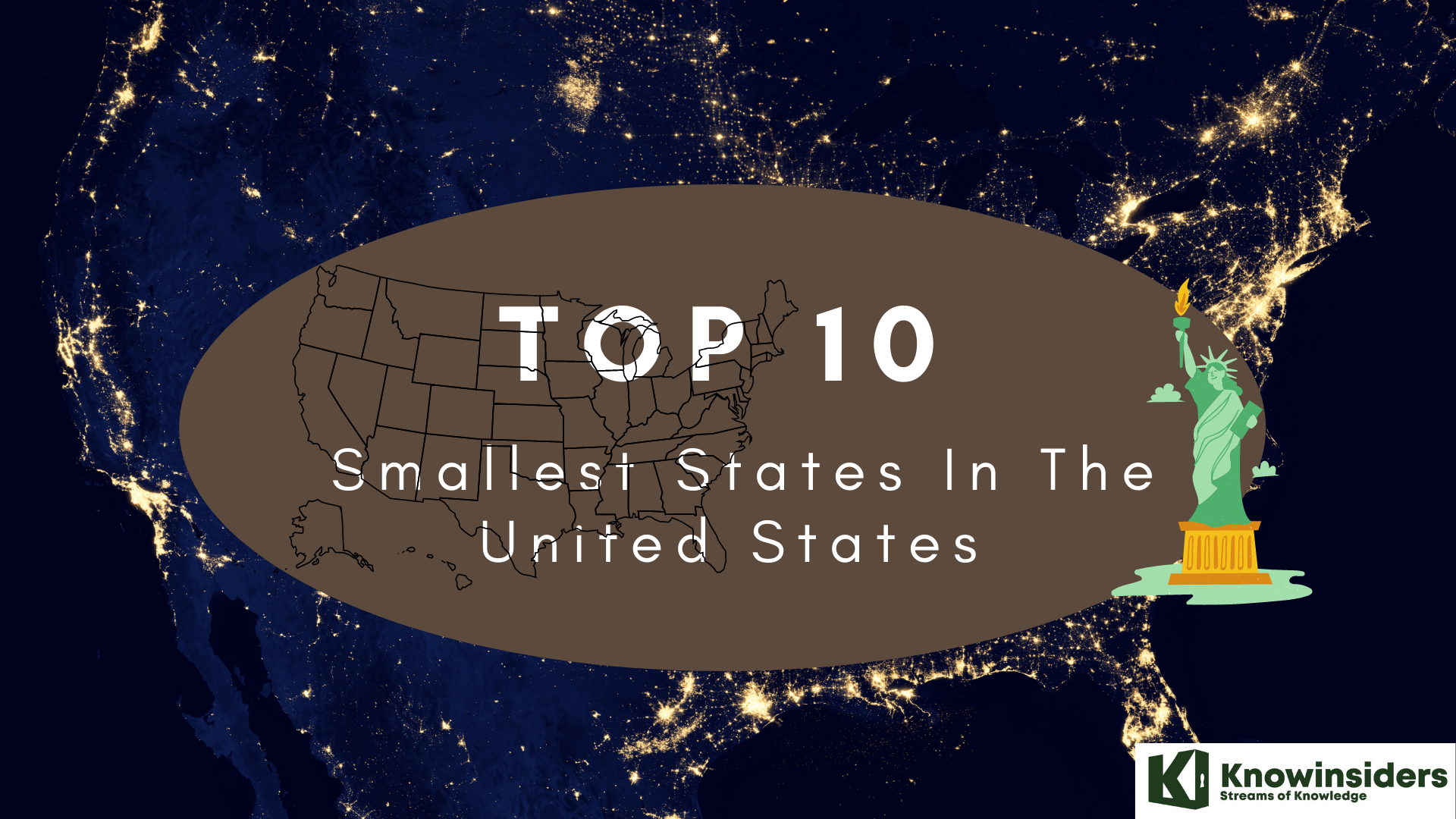 10 Smallest States In The United States