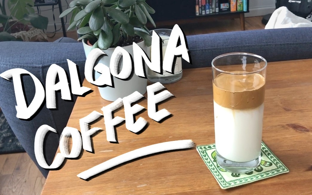 Ways to make Dalgona Coffee - Korean Style - with sugar or honey