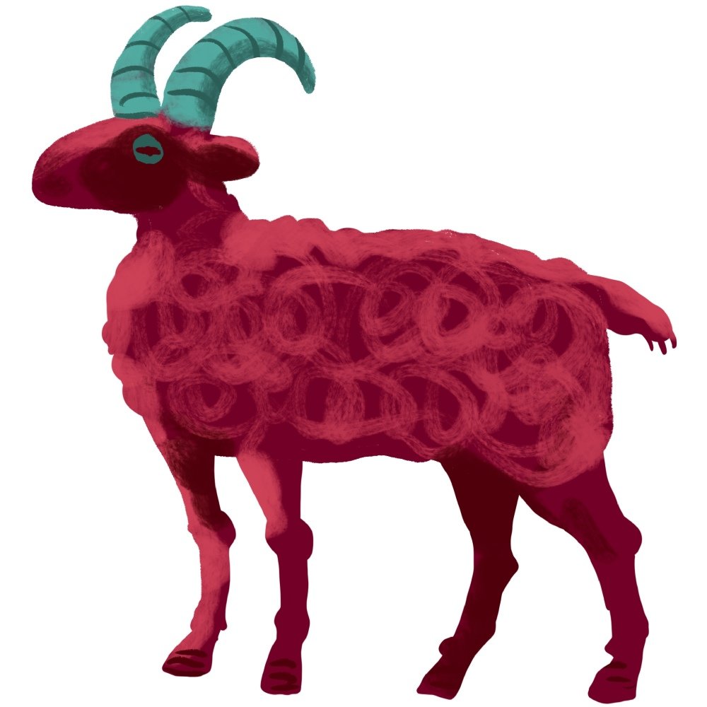 People with the sheep zodiac sign can expect a difficult and challenging year. Illustration: Adolfo Arranz