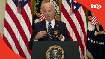 Transcript of Biden First Press Conference March 25
