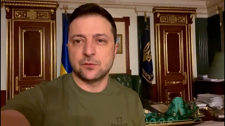 Where is Ukraine President Zelenskyy: Bunker or Office?