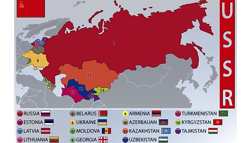 What Happened to the 15 Republics in the Former Soviet Union (USSR)