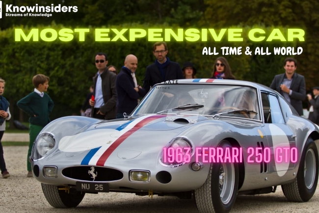 Most Expensive Car of All Time - 1963 Ferrari 250 GTO