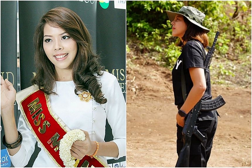 Who is Htar Htet Htet: Biography, Personal Life - Myanmar Beauty Queen Takes Up Arm