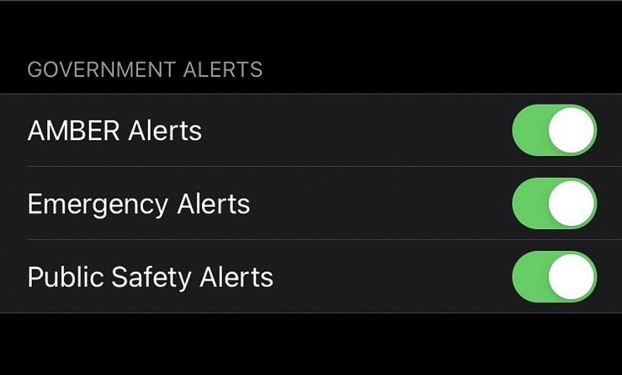 Guide Turn Off UK Emergency Alerts System in iPhone, Android