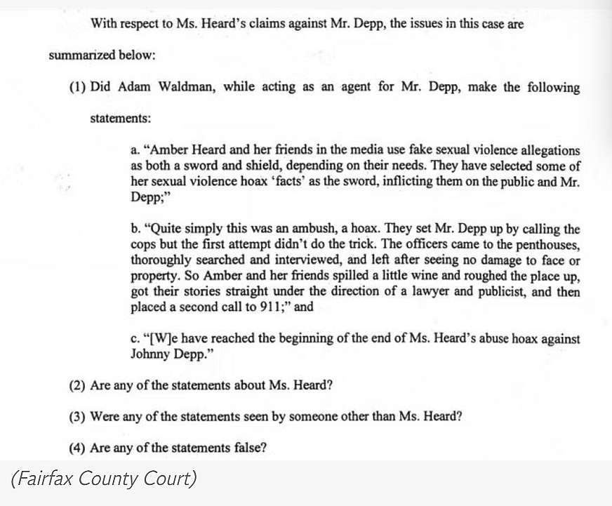 Full Text of the Verdict in the Depp vs Heard Trial