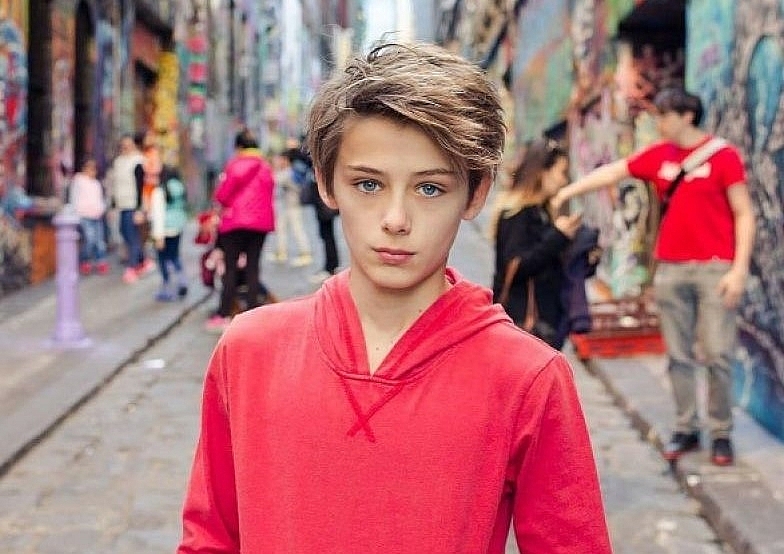 Social media makes 12-year-old boy a modelling sensation