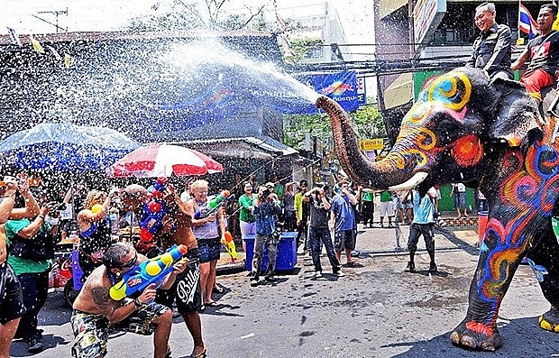 Songkran New Year holiday in Thailand. Photo: Livinglocal